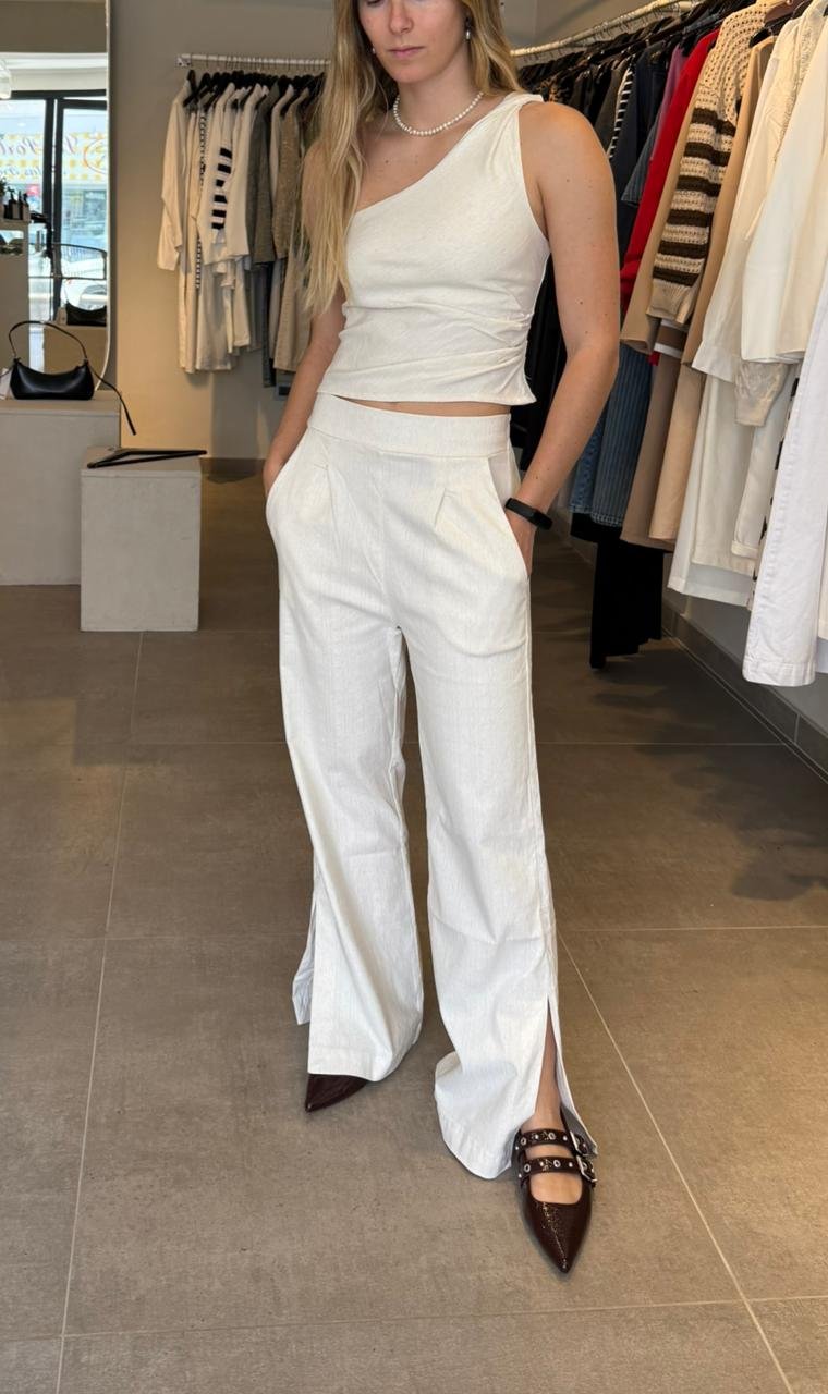 pantalon monopoly blanco 