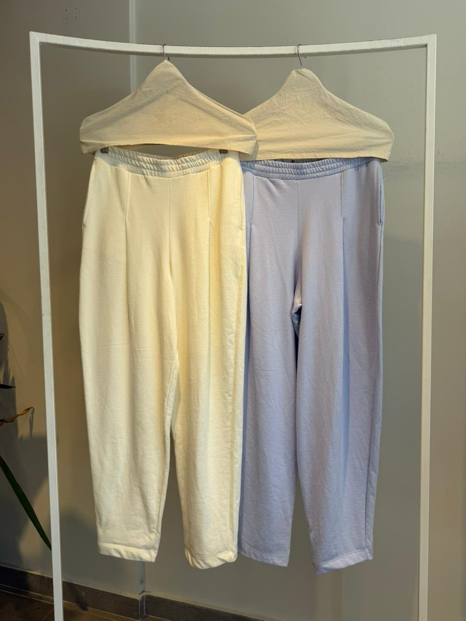 pantalon rustico blanco