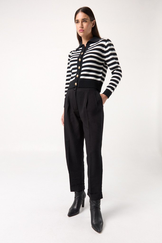 PANTALON BERMEJO NEGRO