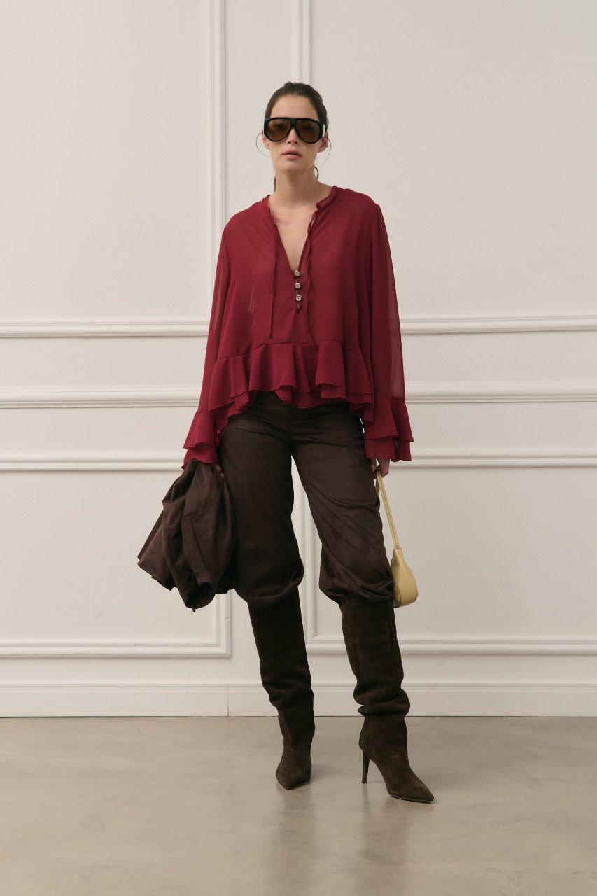 CAMISA ALBA BORDO