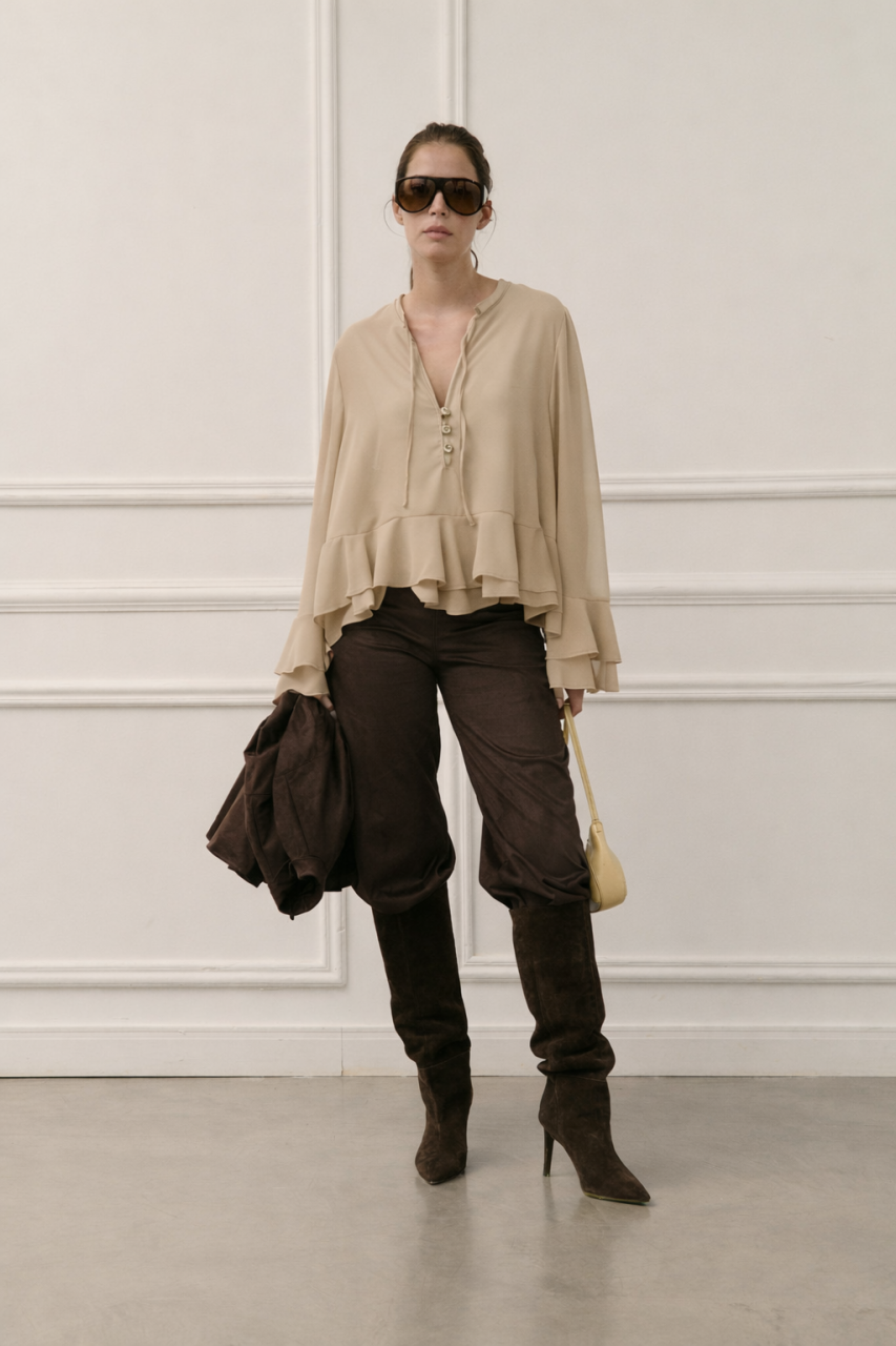 CAMISA ALBA BEIGE 