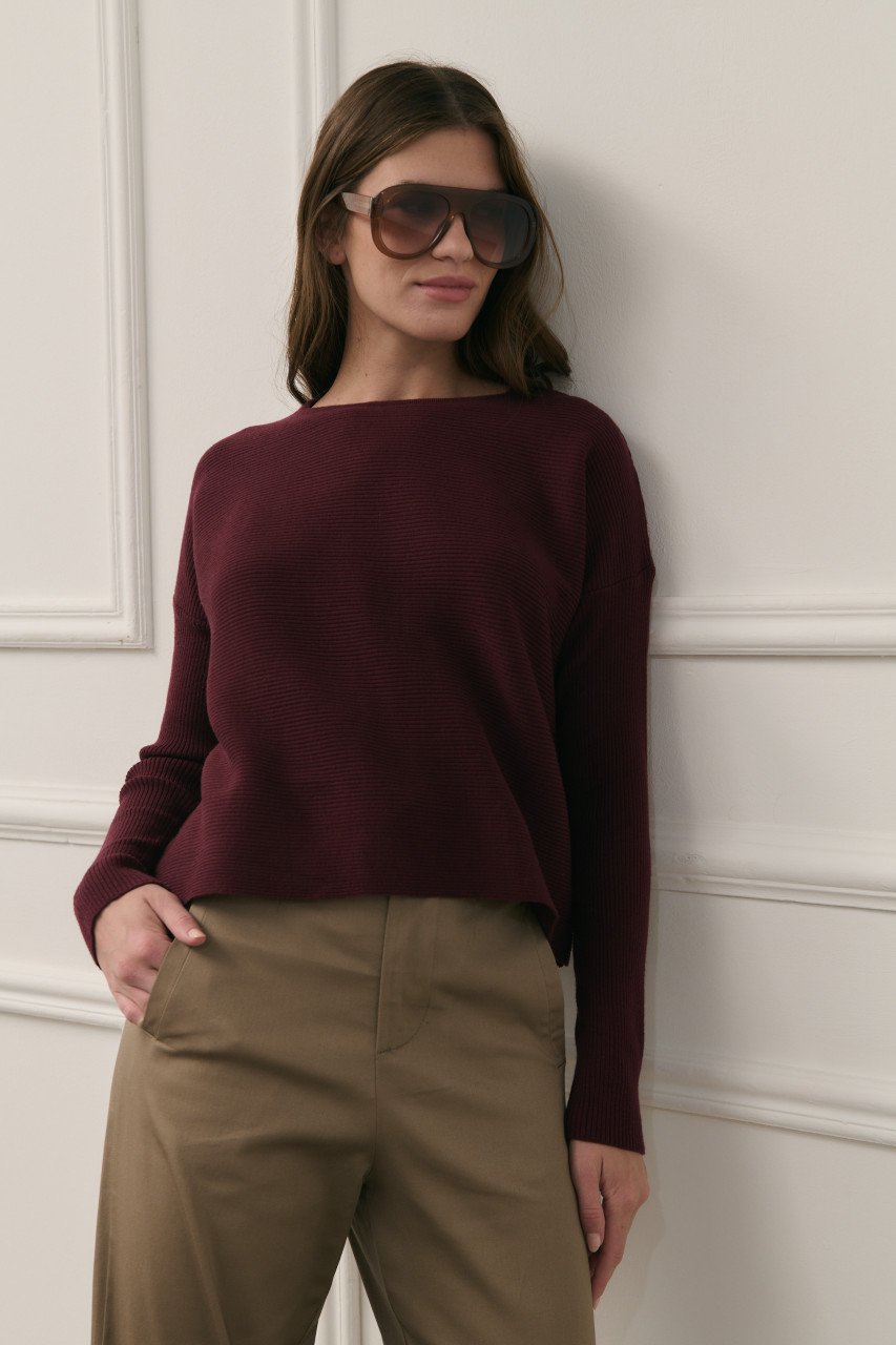 sweater aura verde militar