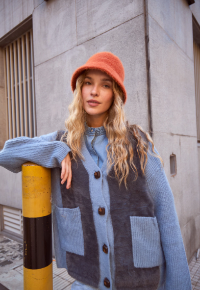 CARDIGAN MERLINA CELESTE 